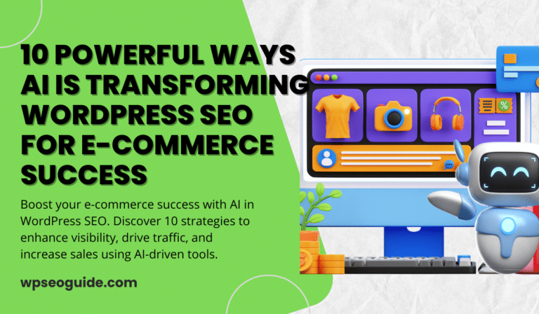 AI in WordPress SEO for e-commerce